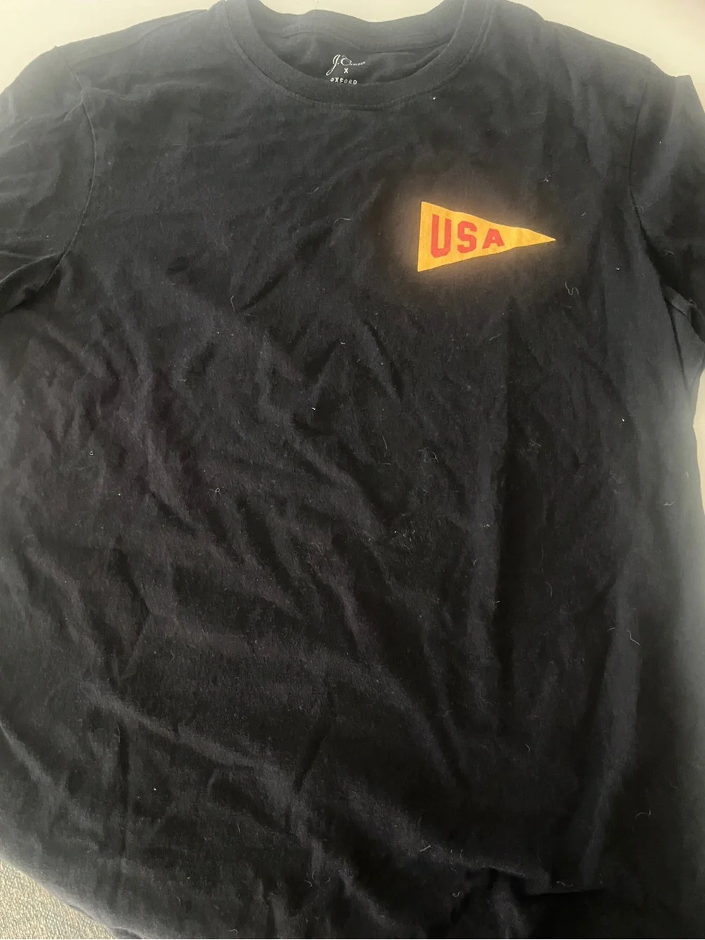 J. Crew Men’s American Made Black Graphic Tee size L
